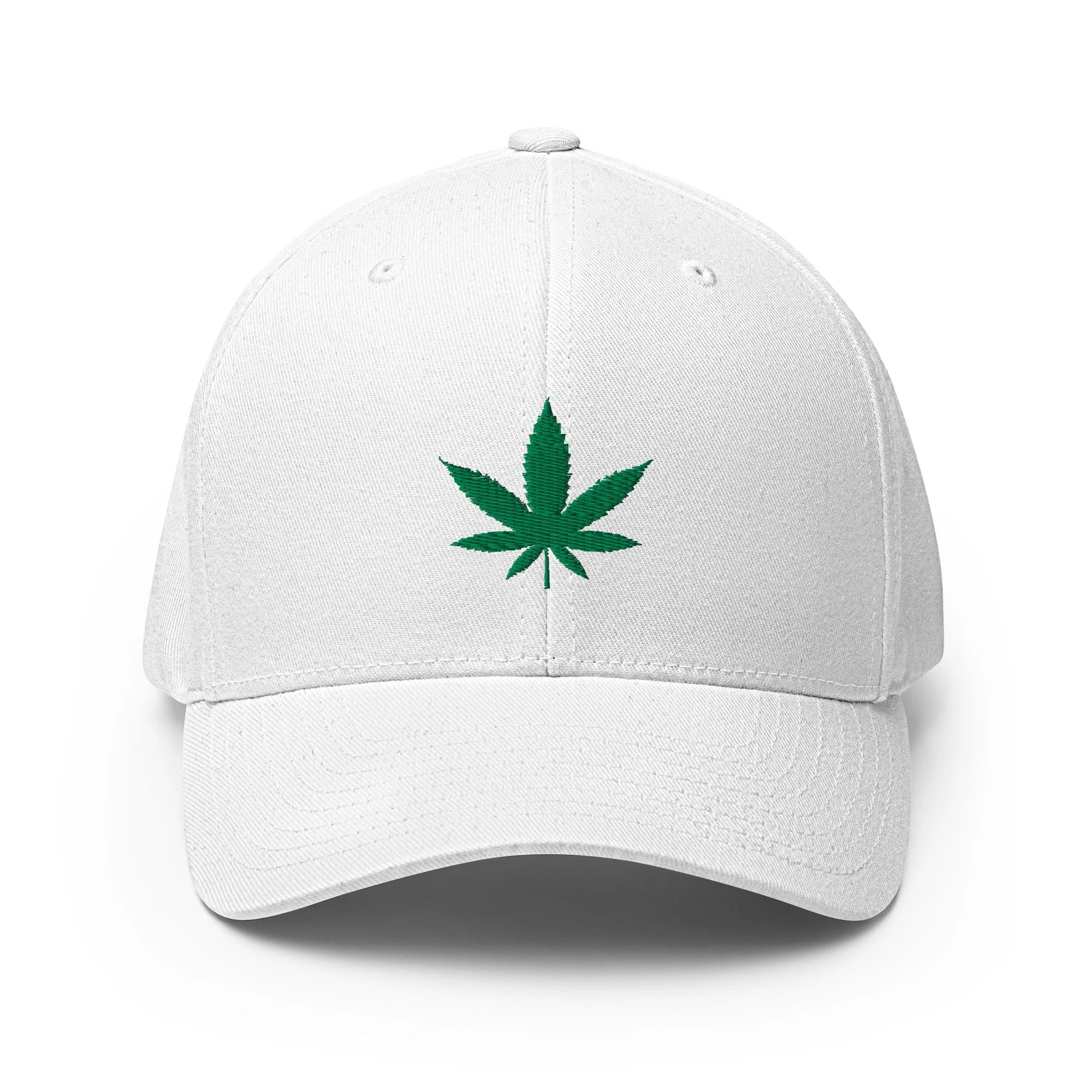 Marijuana Hat - White